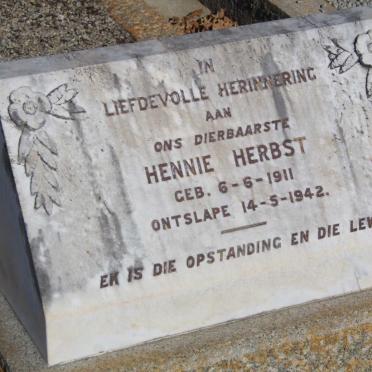 HERBST Hennie 1911-1942