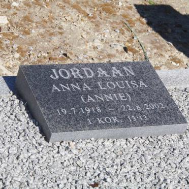 JORDAAN Anna Louisa 1918-2002