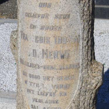 MERWE Franscois, v.d. 1923-1946