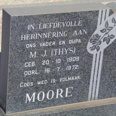 MOORE M.J. 1909-1972