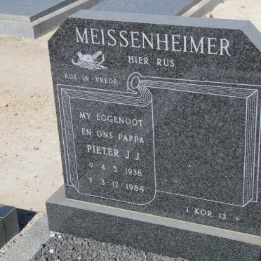 MEISSENHEIMER Pieter J.J. 1938-1984