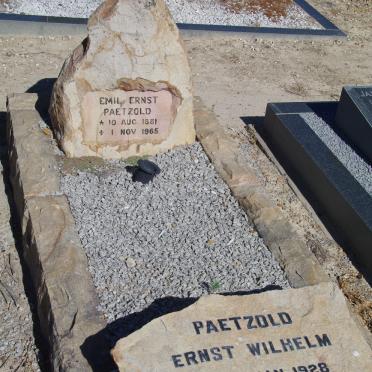 PAETZOLD Emil Ernst 1881-1965 :: PAETZOLD Ernst Wilhelm 1918-2001