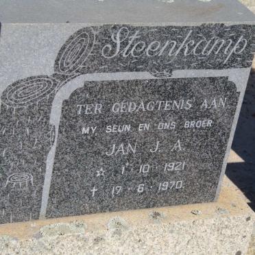 STEENKAMP Jan J.A. 1921-1970