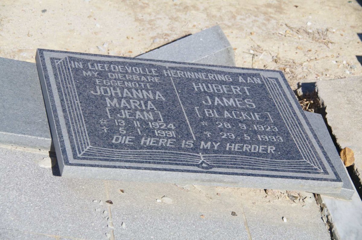 SWART Hubert James 1923-1993 &amp; Johanna Maria 1924-1991