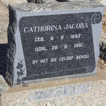 TOIT Cathorina Jacoba, du 1892-1961
