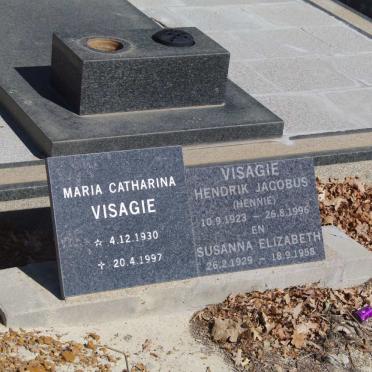 VISAGIE Hendrik Jacobus 1923-1996 &amp; Susanna Elizabeth 1929-1958 :: VISAGIE Maria Catharina 1930-1997