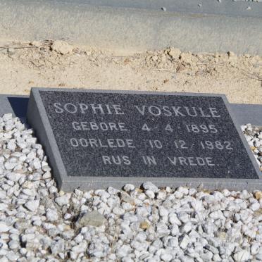 VOSKULE Sophie 1895-1982