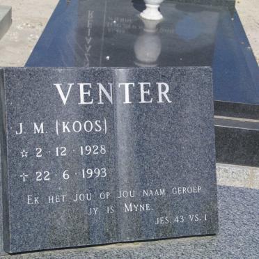 VENTER J.M. 1928-1993