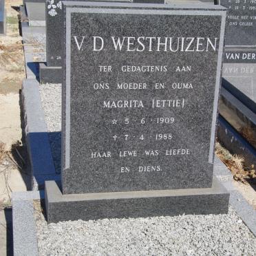 WESTHUIZEN Magrita, v.d. 1909-1988