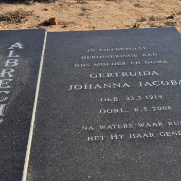 ALBRECHT Gertruida Johanna Jacoba 1919-2008