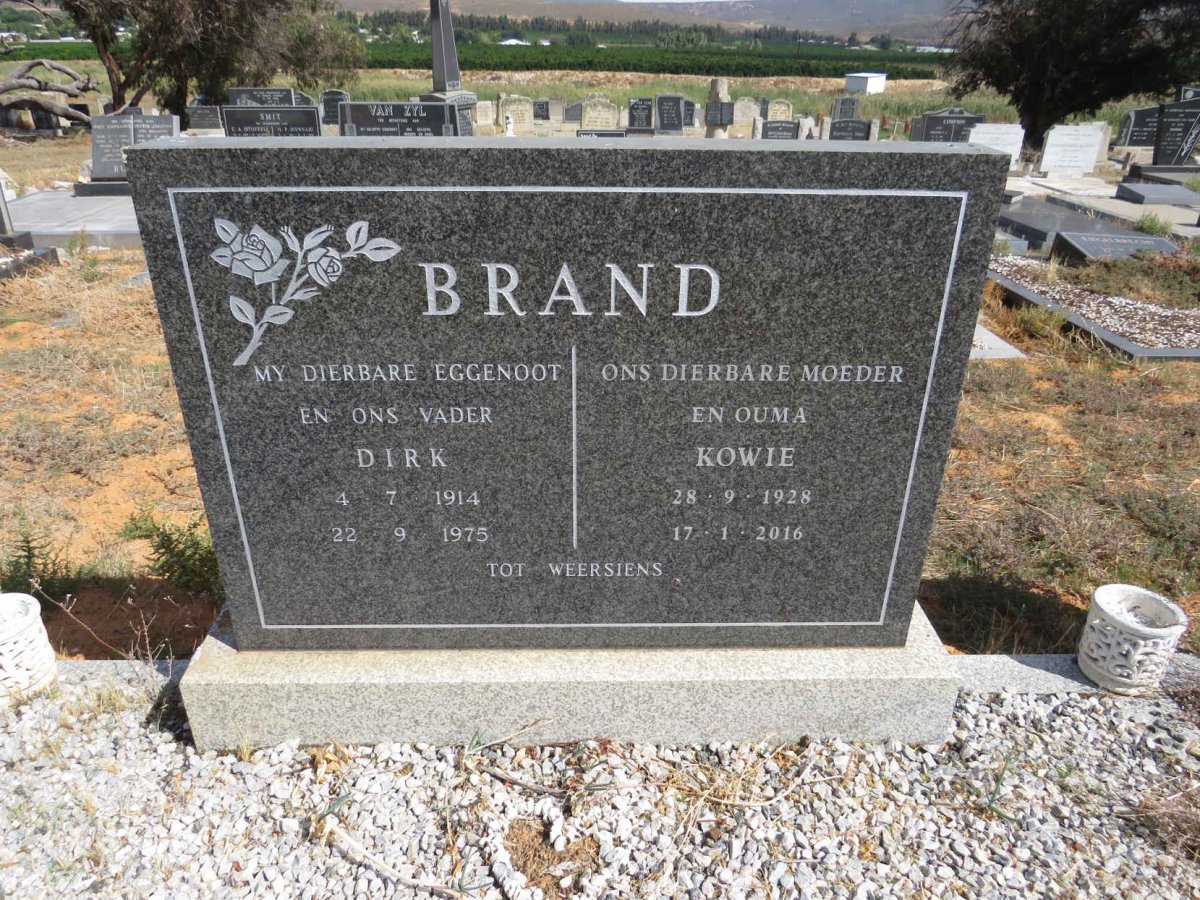 BRAND Dirk 1914-1975 & Kowie 1928-2016
