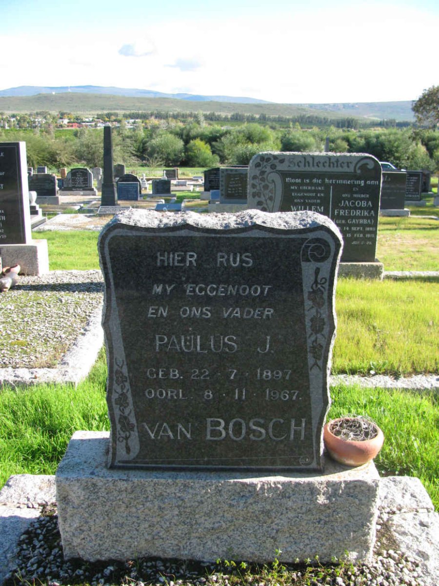 BOSCH Paulus J., van 1897-1967