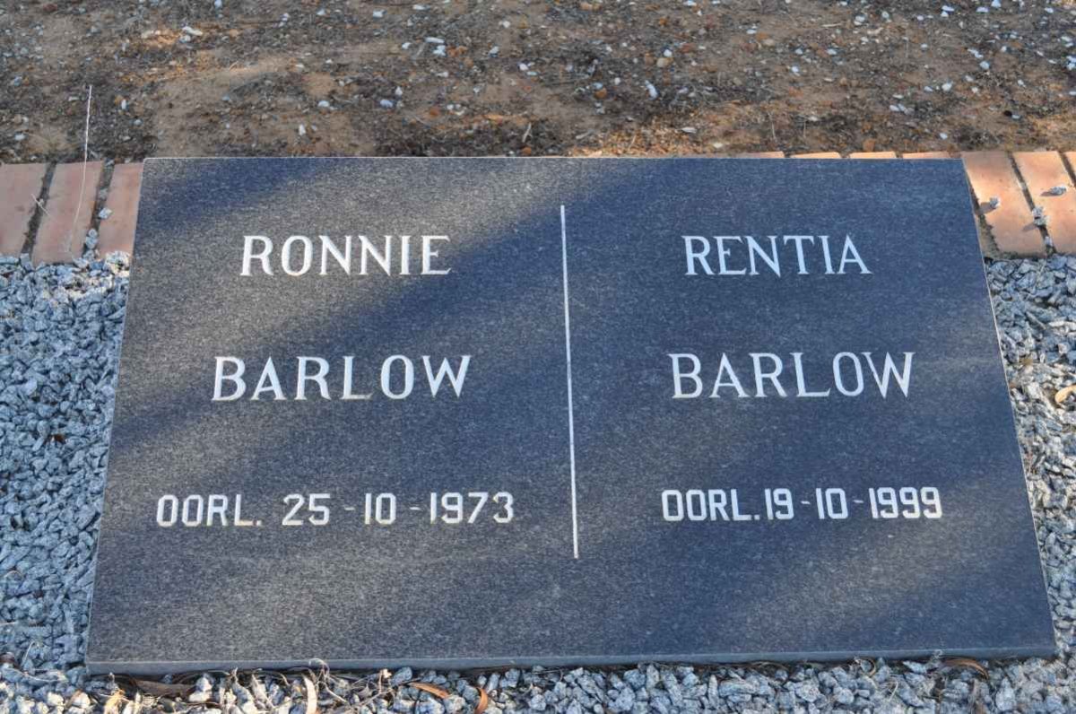 BARLOW Ronnie -1973 &amp; Rentia -1999