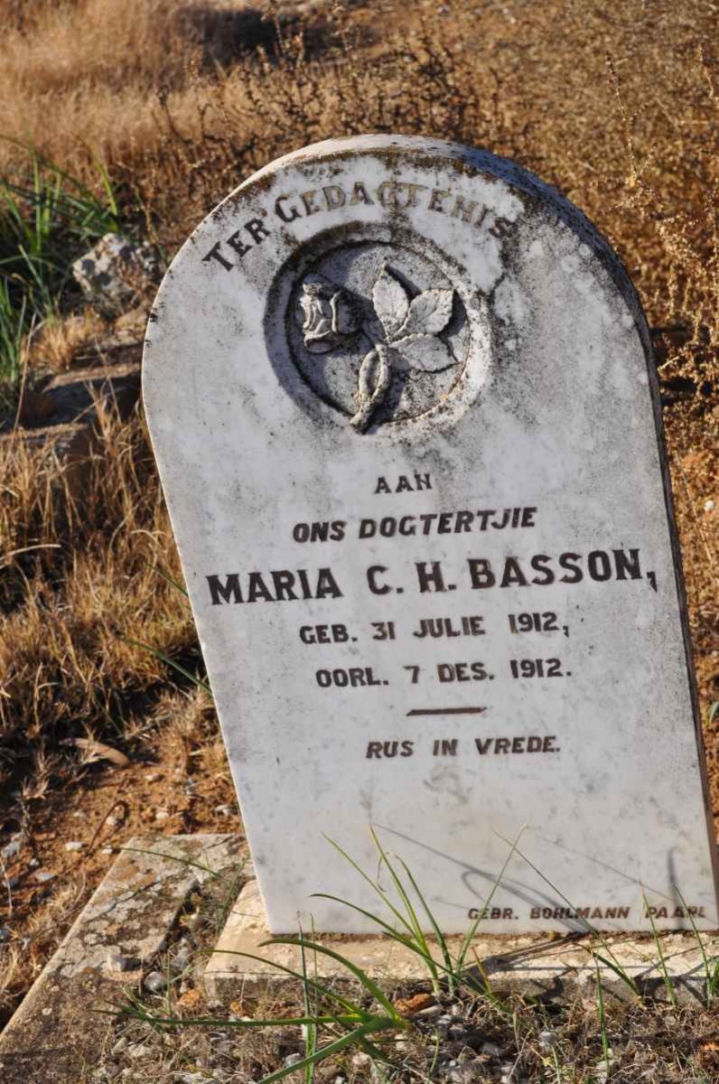BASSON Maria C.H. 1912-1912
