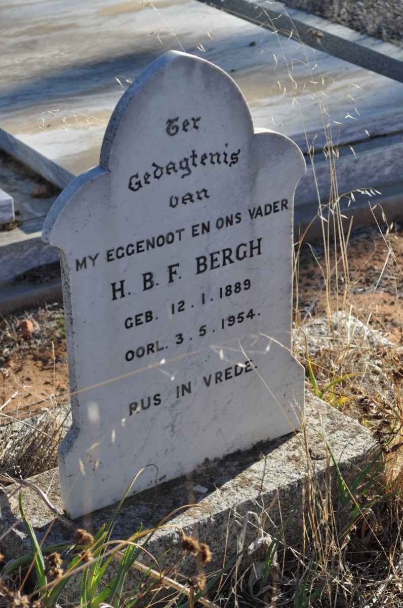 BERGH H.B.F. 1889-1954