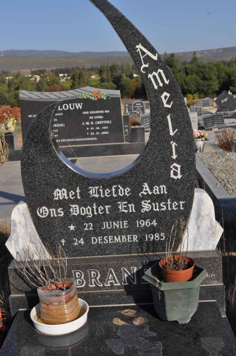 BRAND Amelia 1964-1985