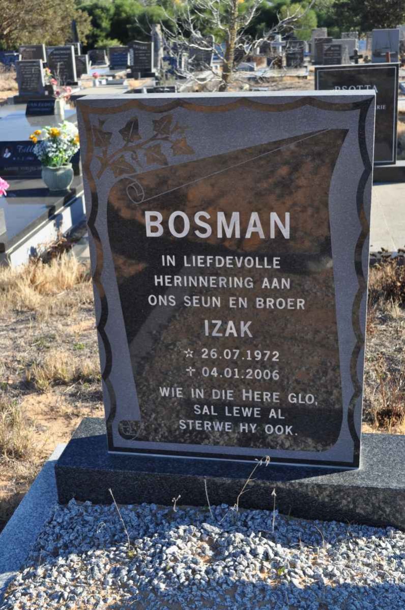 BOSMAN Izak 1972-2006