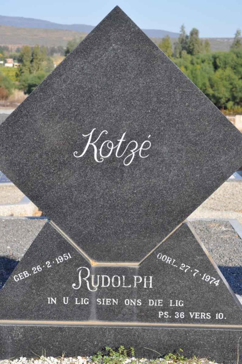 KOTZE Rudolph 1951-1974