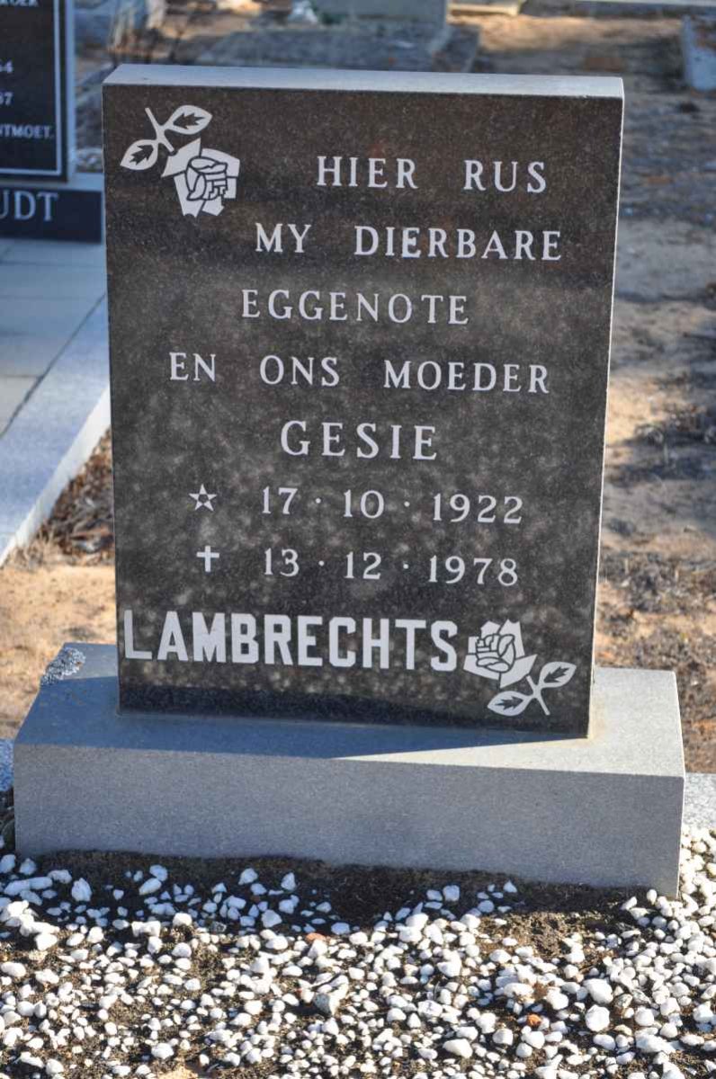 LAMBRECHTS Gesie 1922-1978