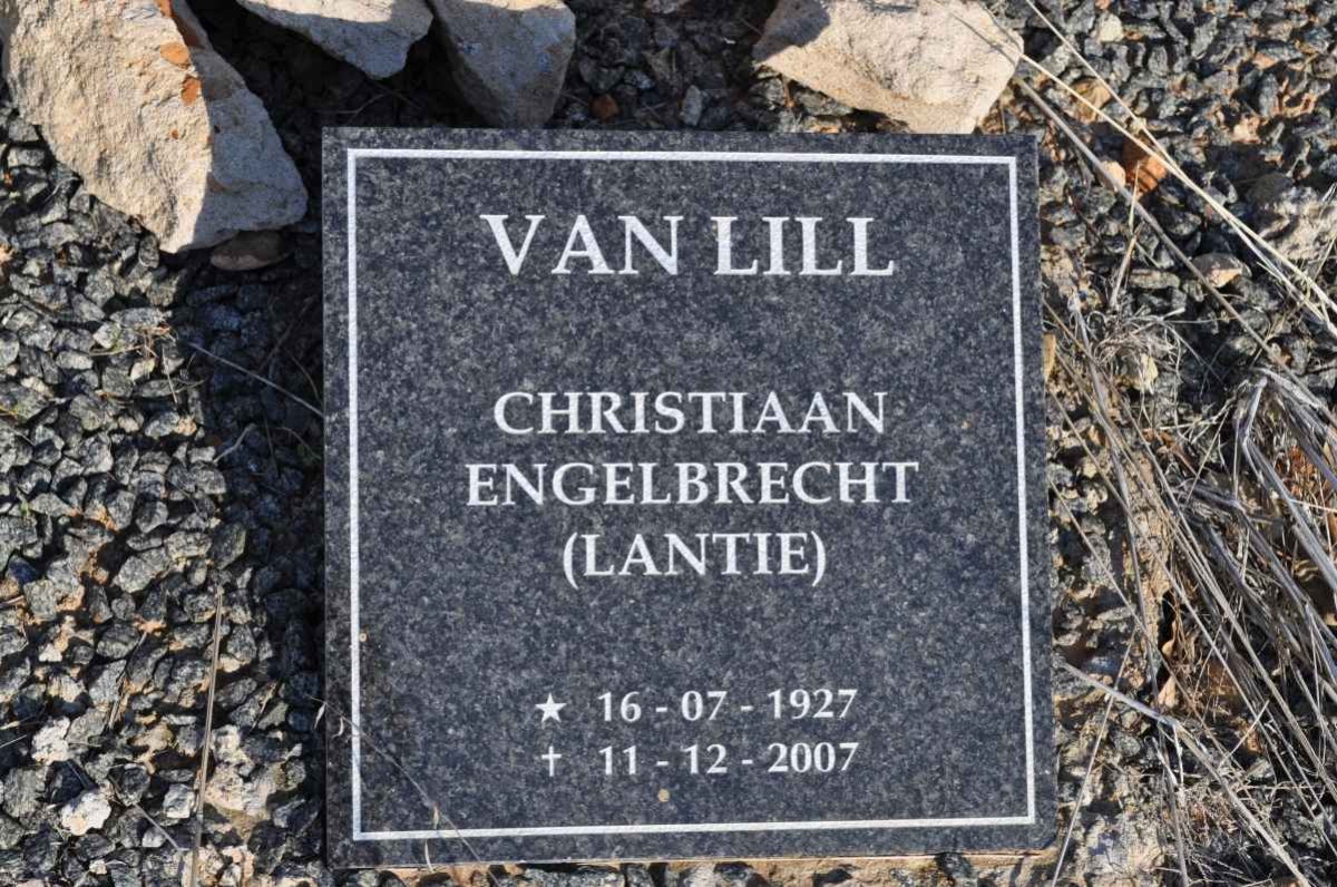 LILL Christiaan Engelbrecht, van 1927-2007