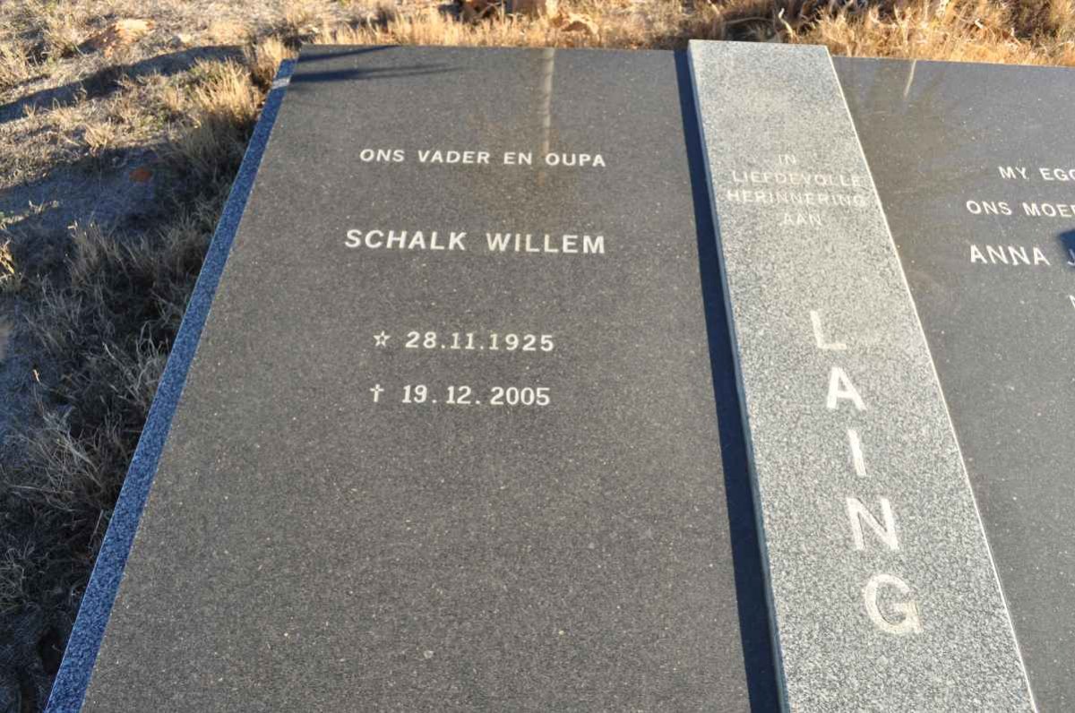 LAING Schalk Willem 1925-2005