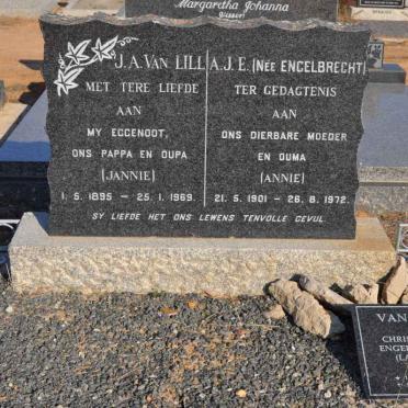 LILL J.A., van 1895-1969 &amp; A.J.E. ENGELBRECHT 1901-1972 :: VAN LILL Christiaan Engelbrecht 1927-2007