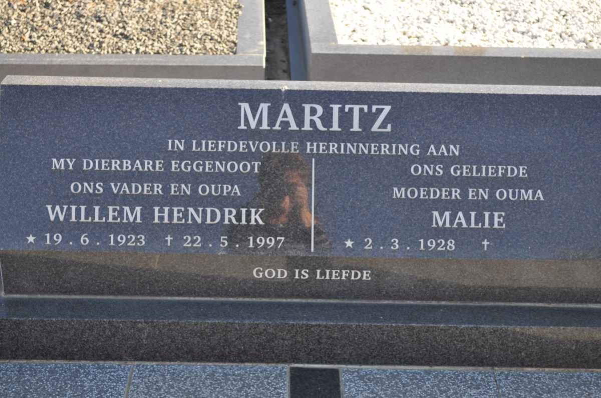 MARITZ Willem Hendrik 1923-1997 &amp; Malie 1928-