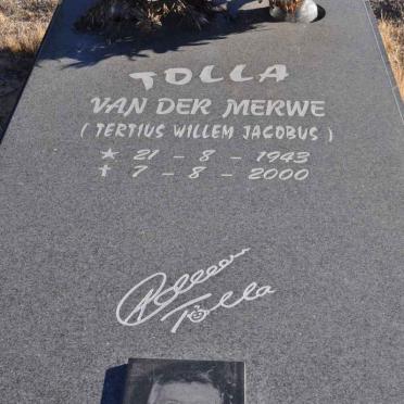 MERWE Tertius Willem Jacobus, van der 1943-2000
