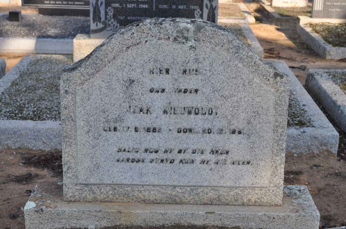 NIEUWOUDT Izak 1882-1961