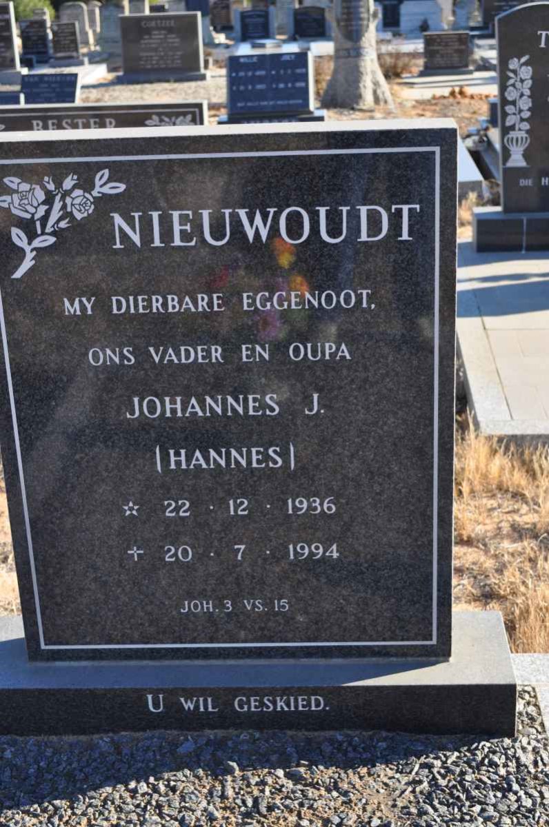NIEUWOUDT Johannes J. 1936-1994