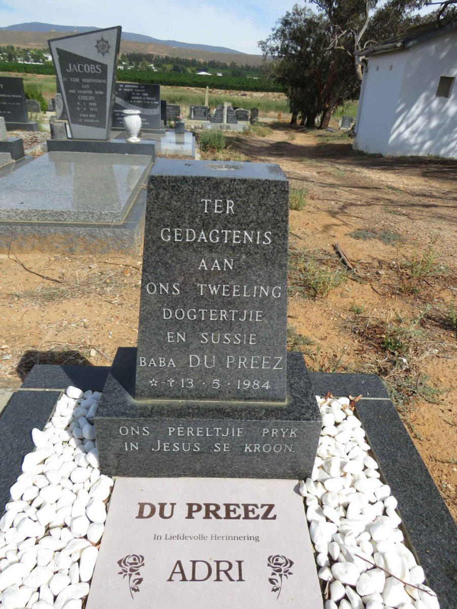PREEZ Adri, du 1956-2020 :: DU PREEZ 1984-1984 _1