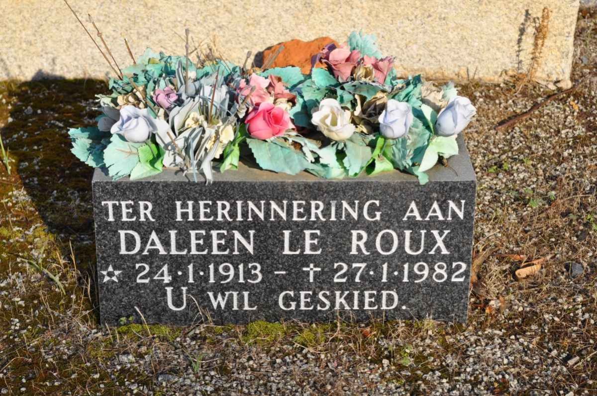 ROUX Daleen, le 1913-1982