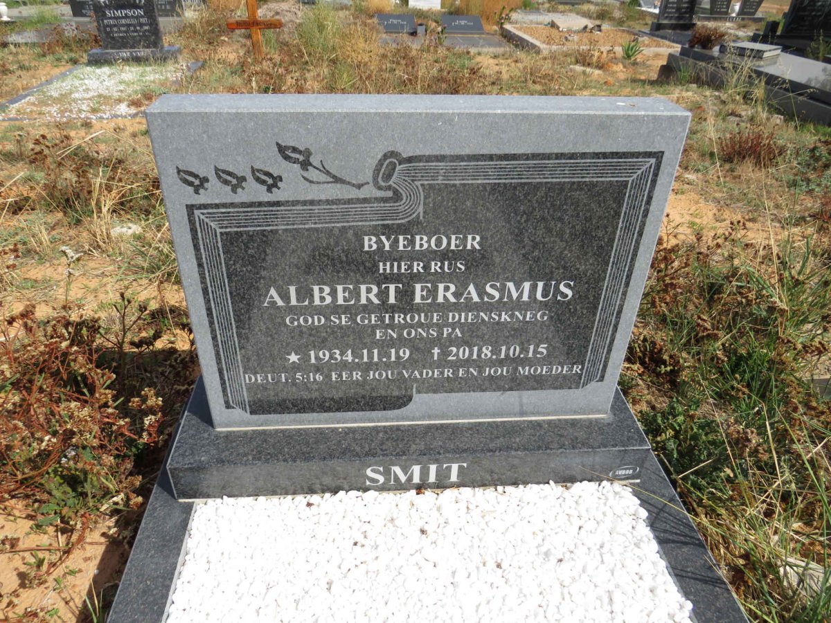 SMIT Albert Erasmus 1934-2018
