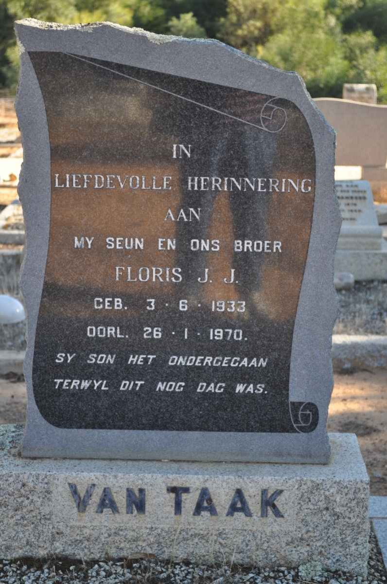 TAAK Floris J.J., van 1933-1970