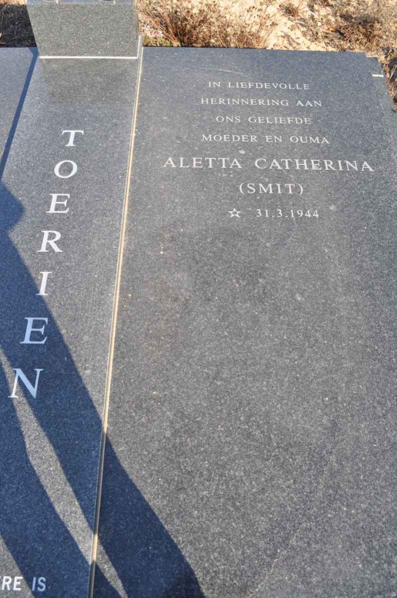 TOERIEN Aletta Catherina nee SMIT 1944-