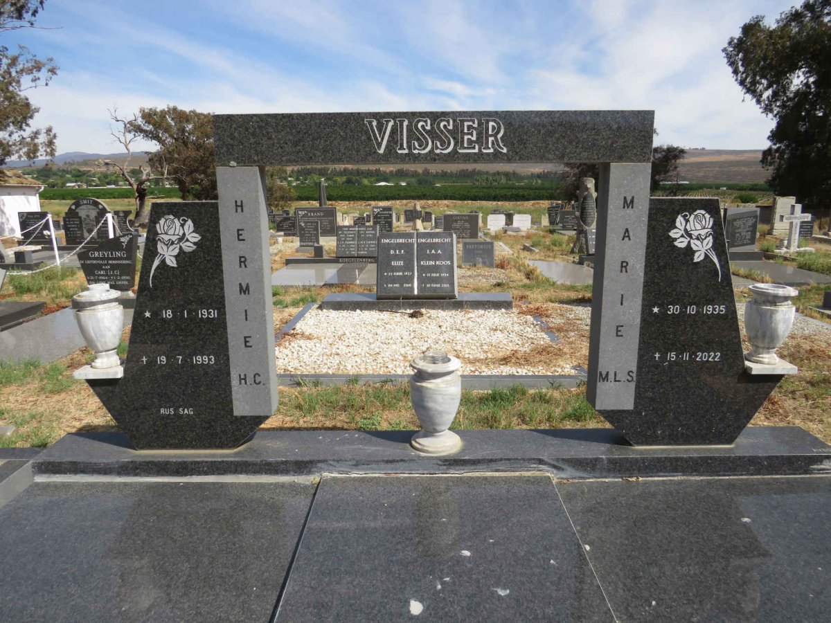 VISSER H.C. 1931-1993 & M.L.S. 1935-2022