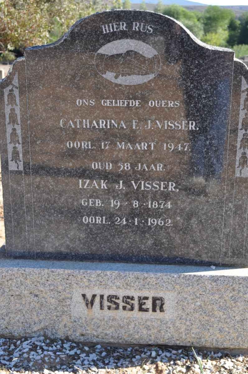 VISSER Izak J. 1874-1962 &amp; Catharina E.J. -1947