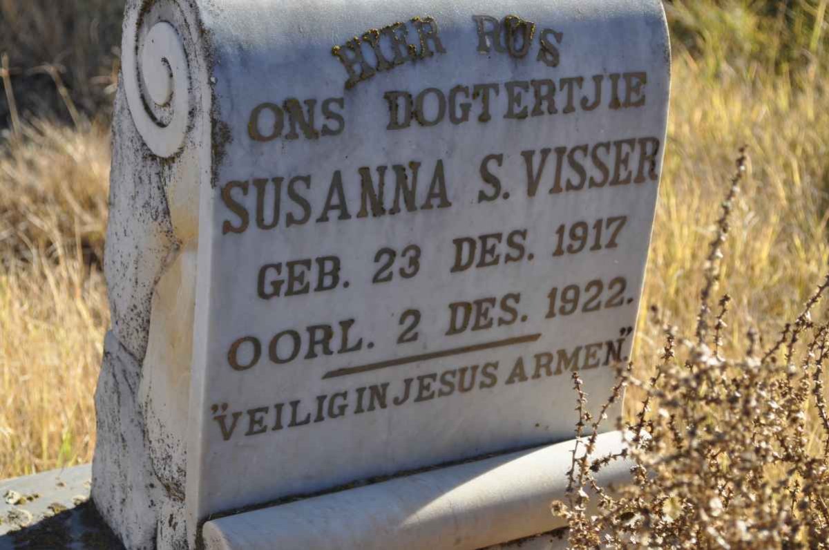 VISSER Susanna S. 1917-1922