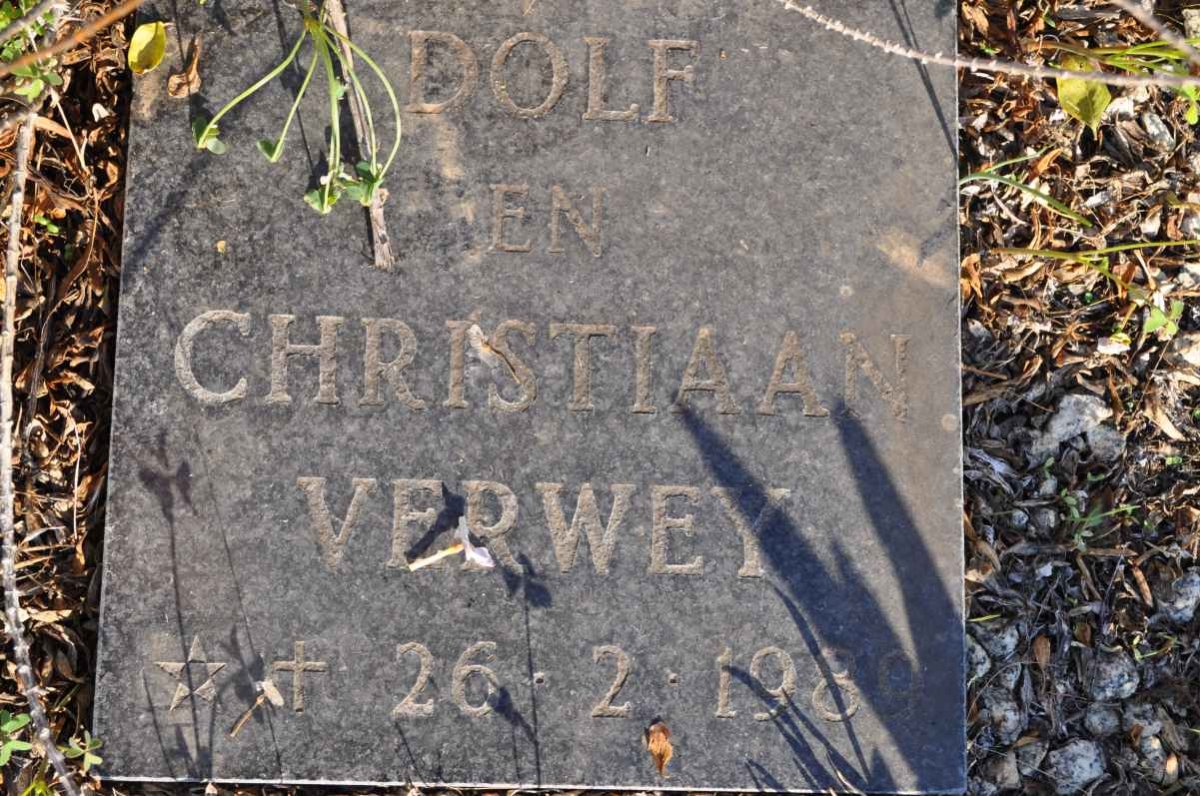 VERWEY Dolf 1989-1989 :: VERWEY Christiaan 1989-1989