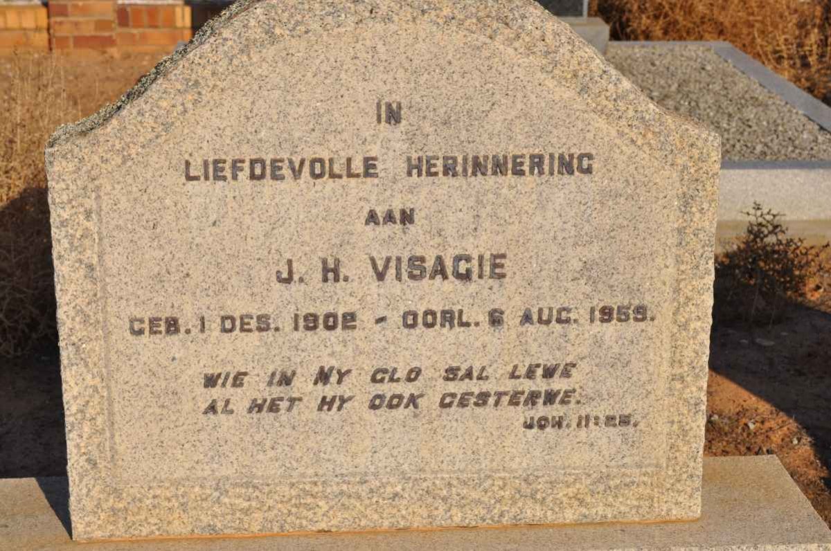 VISAGIE J.H. 1902-1959