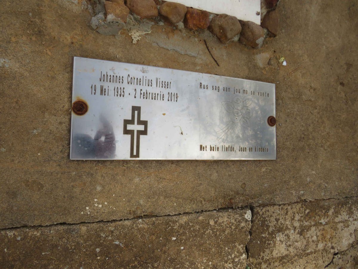 VISSER Jan J. 1875-1957 & Carolina J. MOUTON 1889-1952 :: VISSER Johannes Cornelius 1935-2019_3