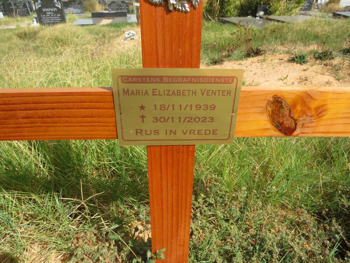 VENTER Maria Elizabeth 1939-2023