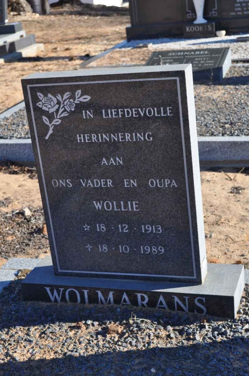 WOLMARANS Wollie 1913-1989
