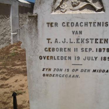 EKSTEEN T.A.J.L. 1878-1899