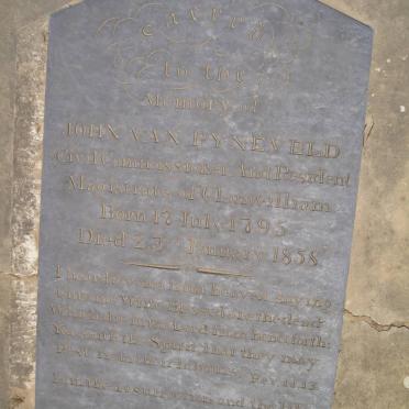 RYNEVELD John, van 1795-1858