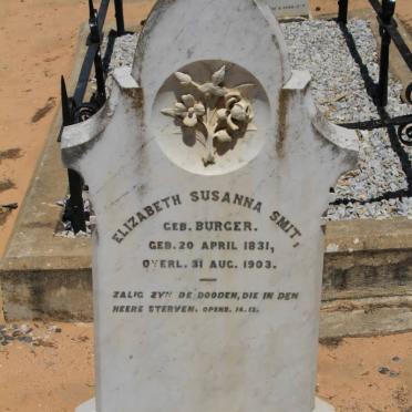 SMIT Elizabeth Susanna nee BURGER 1831-1903