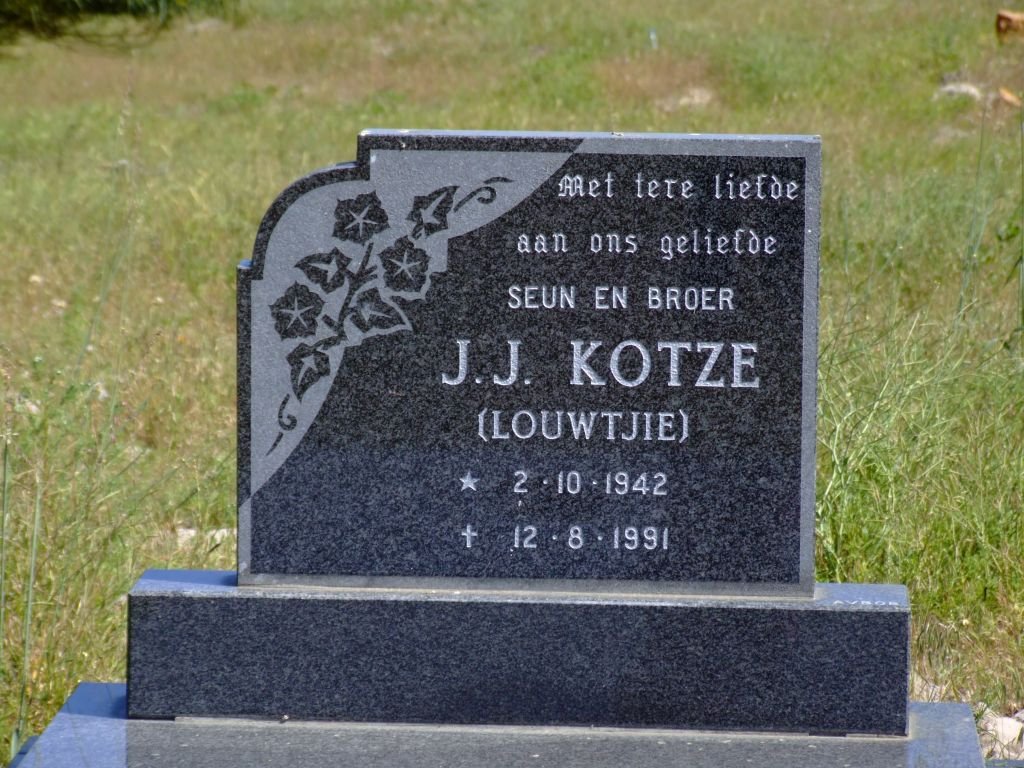 KOTZE J.J. 1942-1991