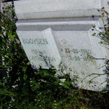 BOOYSEN Maria Catherina 1930-199?