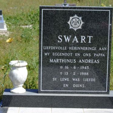 SWART Marthinus Andreas 1945-1988