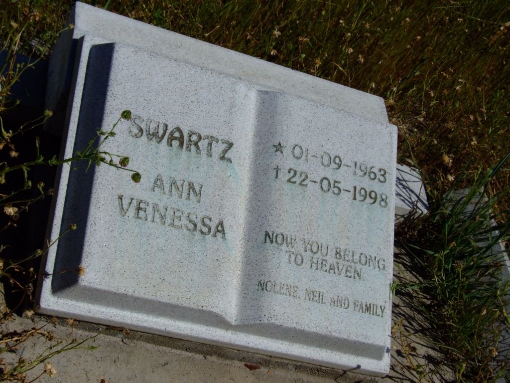 SWARTZ Ann Venessa 1963-1998